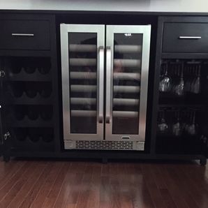 Sideboard with Wine Rack