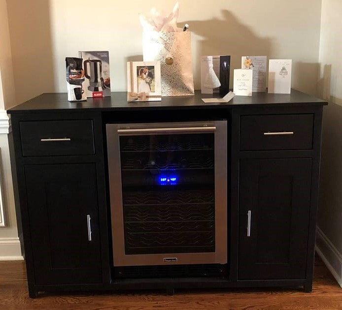 Sideboard with Wine Rack