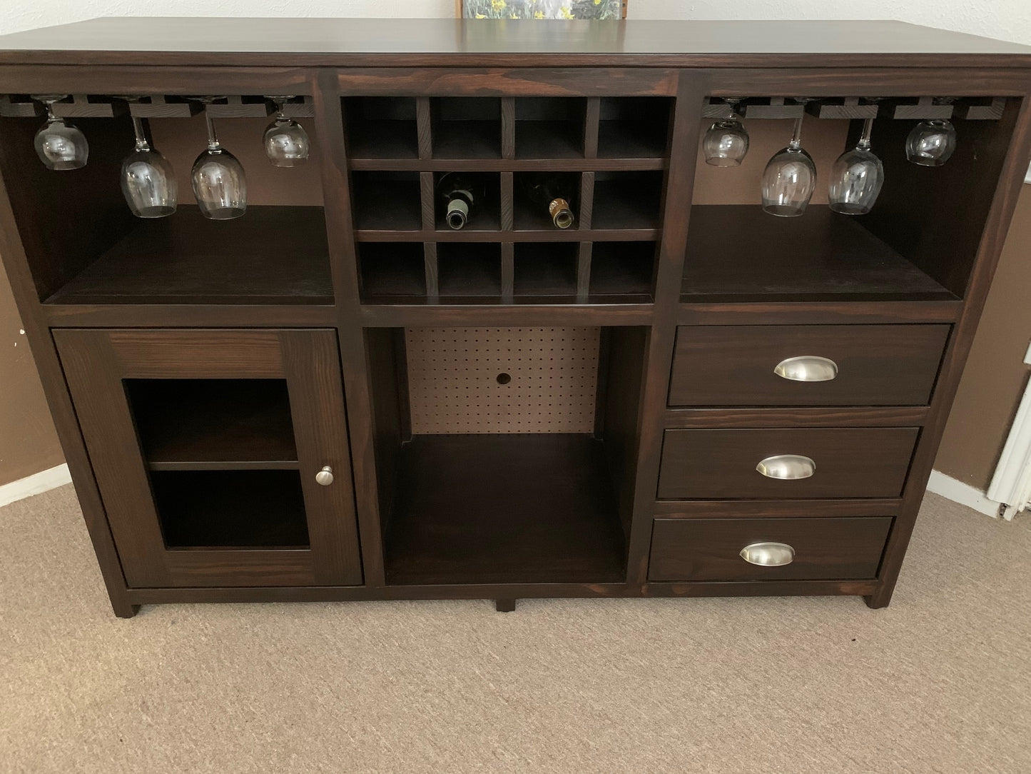 Sideboard with Wine Rack