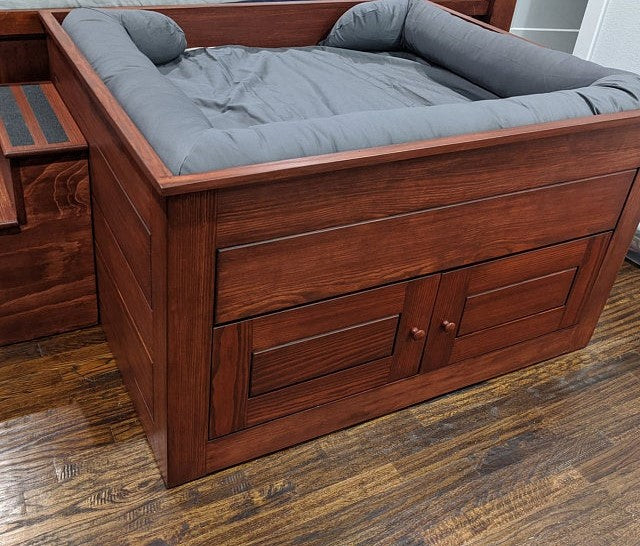 Elevated Dog Bed with Stairs