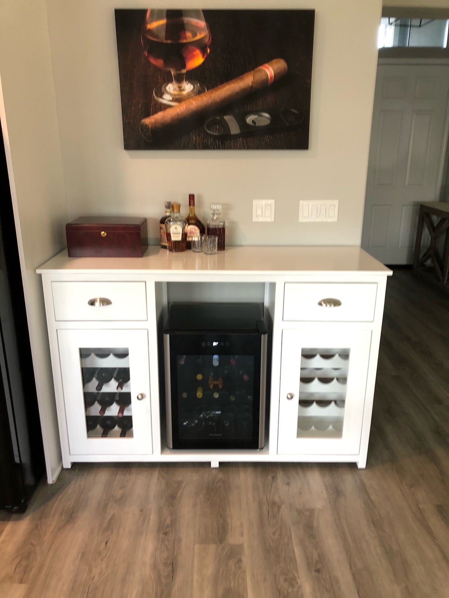 Sideboard with Wine Rack
