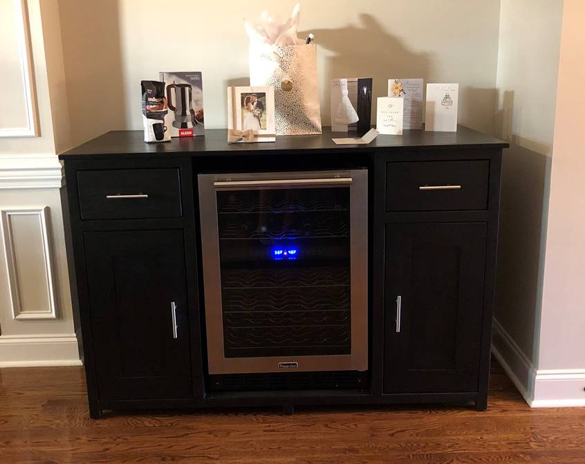 Sideboard with Wine Rack