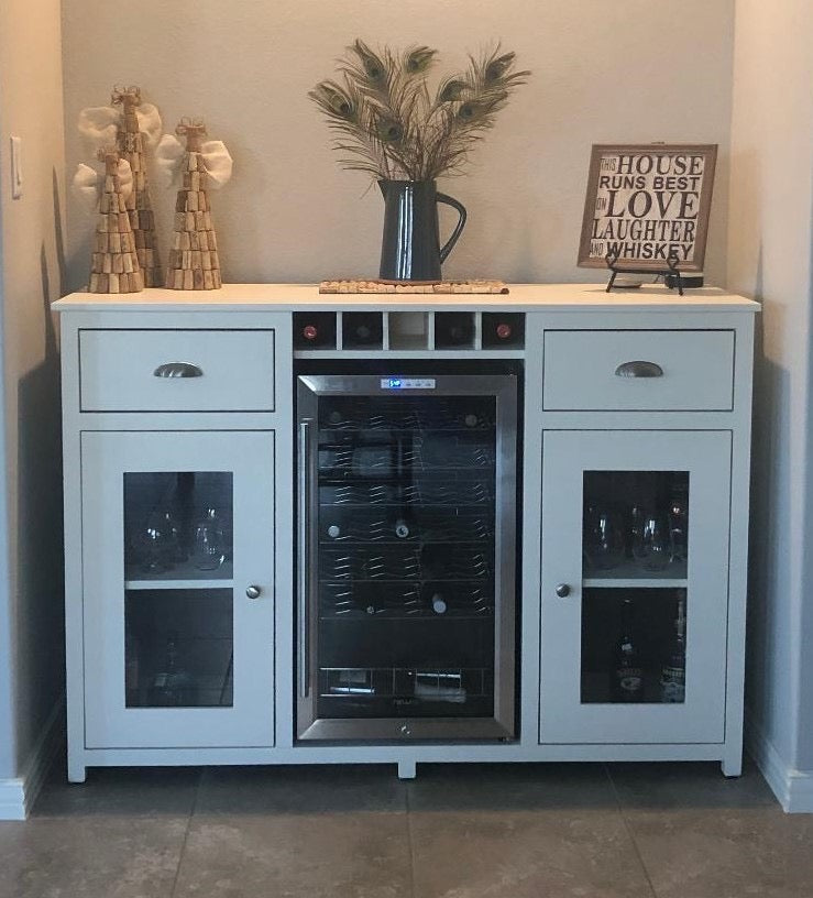 Sideboard with Wine Rack