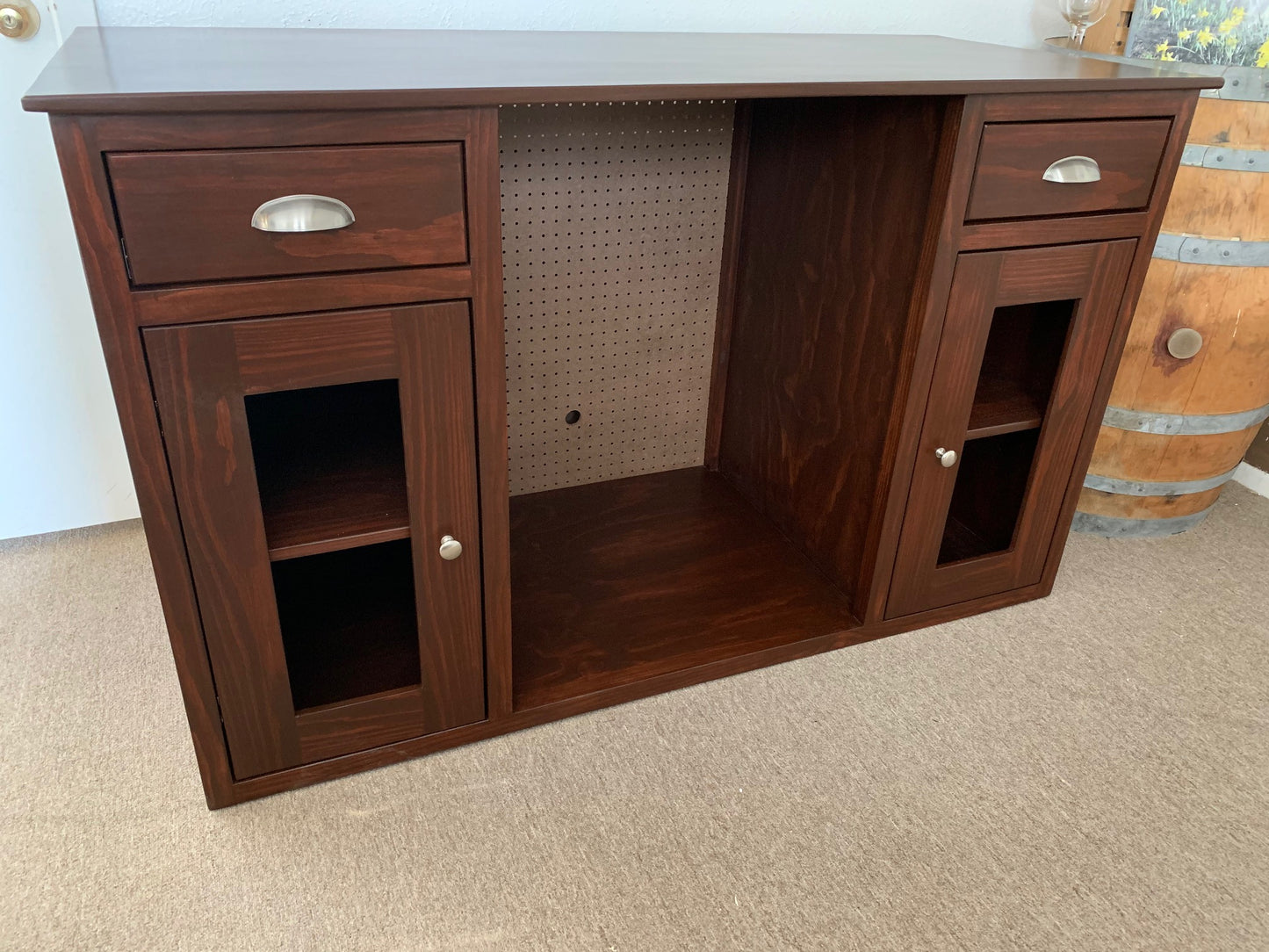 Sideboard with Wine Rack