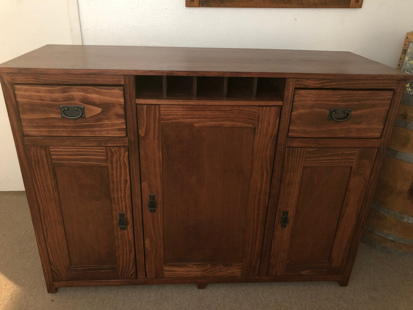 Sideboard with Wine Rack